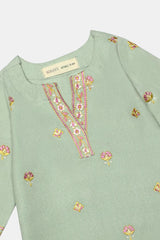 Light Green Embroidered Infant 2PC Light Green Embroidered Infant 2PC