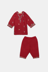 Pink Embroidered Infant 2PC Pink Embroidered Infant 2PC