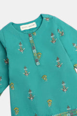Green Infant Embroidered 2PC Green Infant Embroidered 2PC