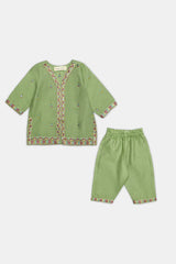 Light Green Embroidered Infant 2PC Light Green Embroidered Infant 2PC