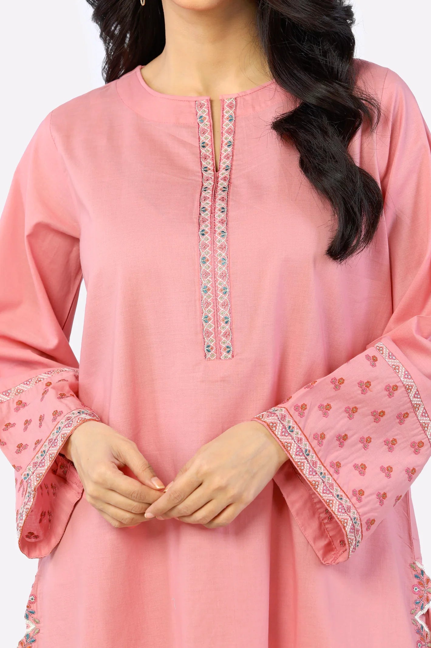 Pink Embroidered 2PC From Sohaye By Diners