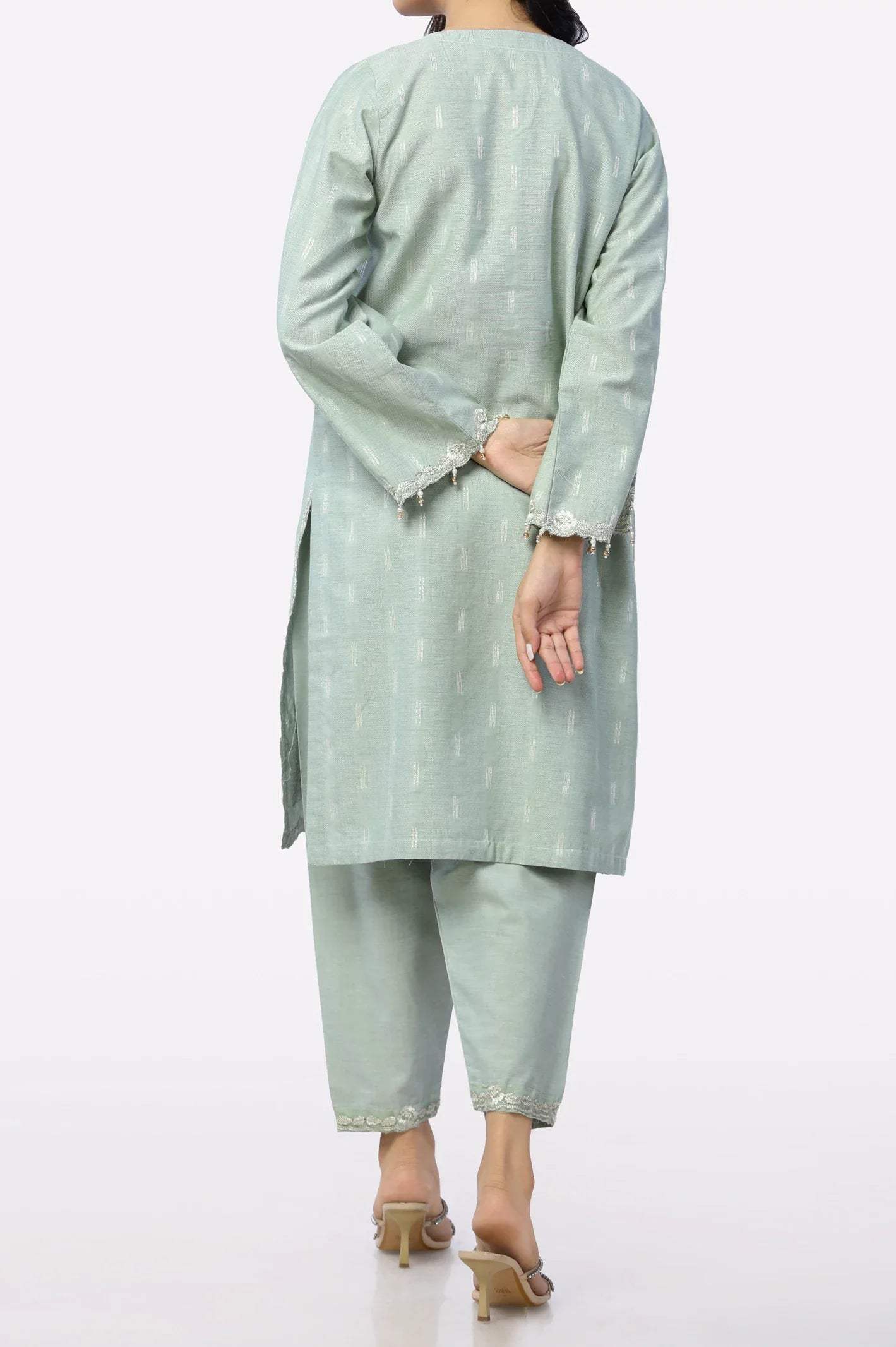 Light Green Embroidered 2PC From Sohaye By Diners