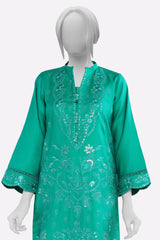Green Embroidered 2PC Green Embroidered 2PC