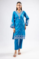 Blue Embroidered 2PC Blue Embroidered 2PC