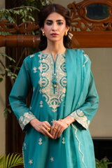Green Embroidered 3PC Green Embroidered 3PC