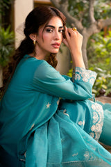 Green Embroidered 3PC Green Embroidered 3PC