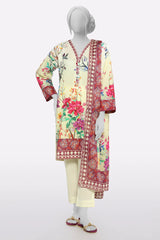 Cream Printed 3PC Cream Printed 3PC