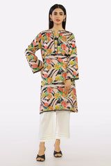 Peach Ready To Wear Printed Kurti Peach Ready To Wear Printed Kurti