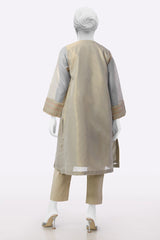 Cream Embroidered Kurti From Sohaye By Diners Cream Embroidered Kurti From Sohaye By Diners