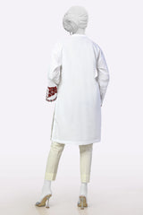 White Embroidered Kurti From Sohaye By Diners White Embroidered Kurti From Sohaye By Diners