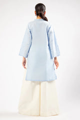 Sky Blue Embroidered Kurti Sky Blue Embroidered Kurti