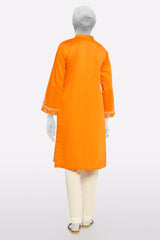 Orange Embroidered Kurti Orange Embroidered Kurti