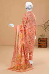 Peach Printed 3PC Unstitched From Sohaye By Diners Peach Printed 3PC Unstitched From Sohaye By Diners