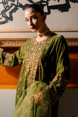 3 Piece-Embroidered Unstitched Velvet Suit 3 Piece-Embroidered Unstitched Velvet Suit