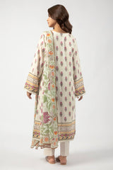 Beige Printed 3PC Unstitched Beige Printed 3PC Unstitched