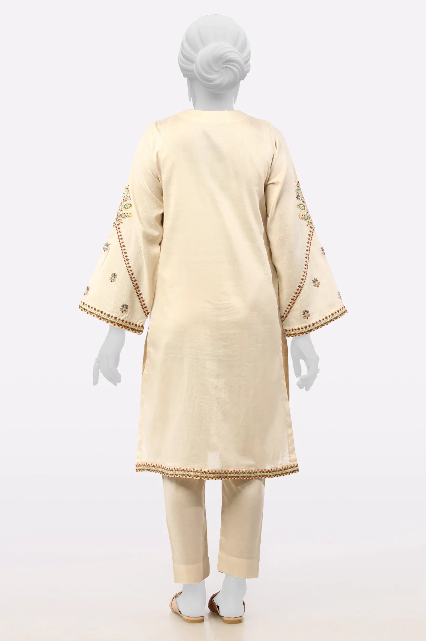 Beige Embroidered 2PC From Sohaye By Diners