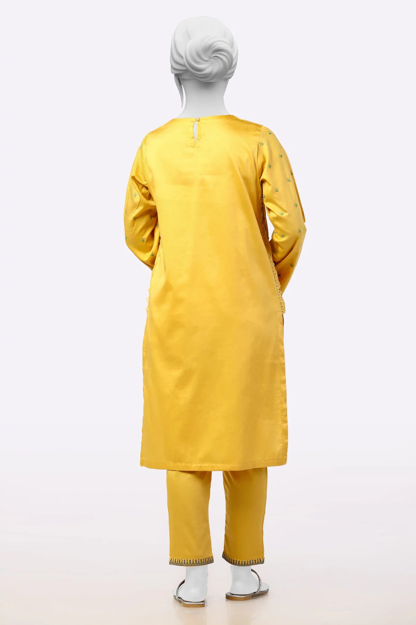 Ready To Wear Embroidered Yellow 2PC Suit
