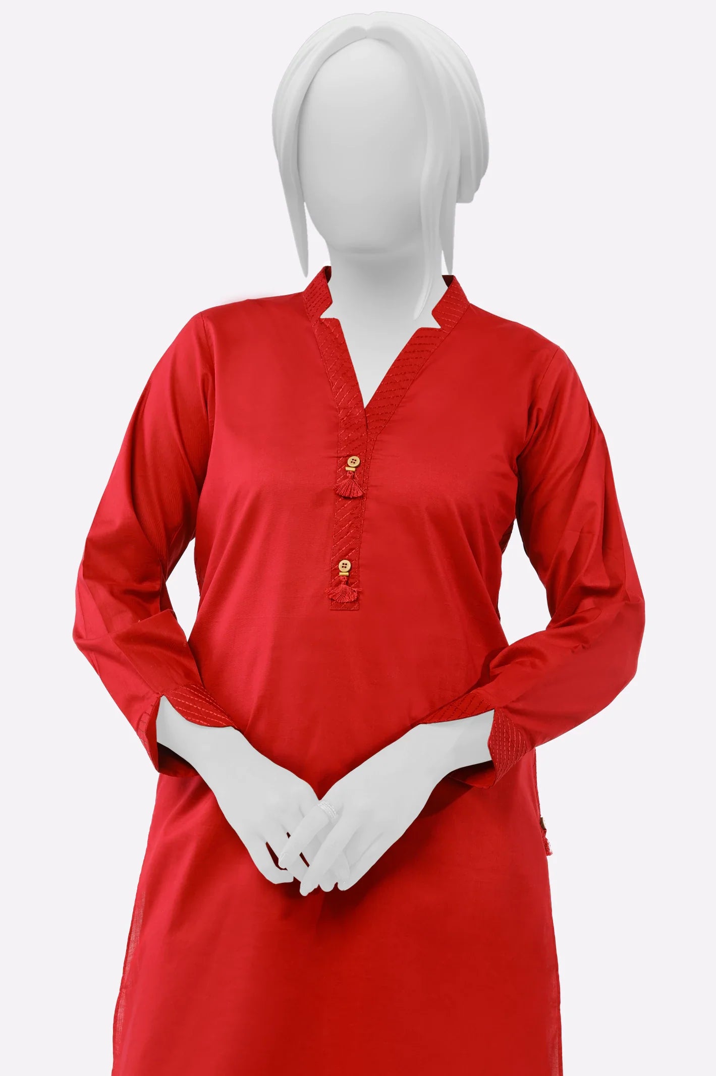 Red Stylised 2PC From Sohaye By Diners