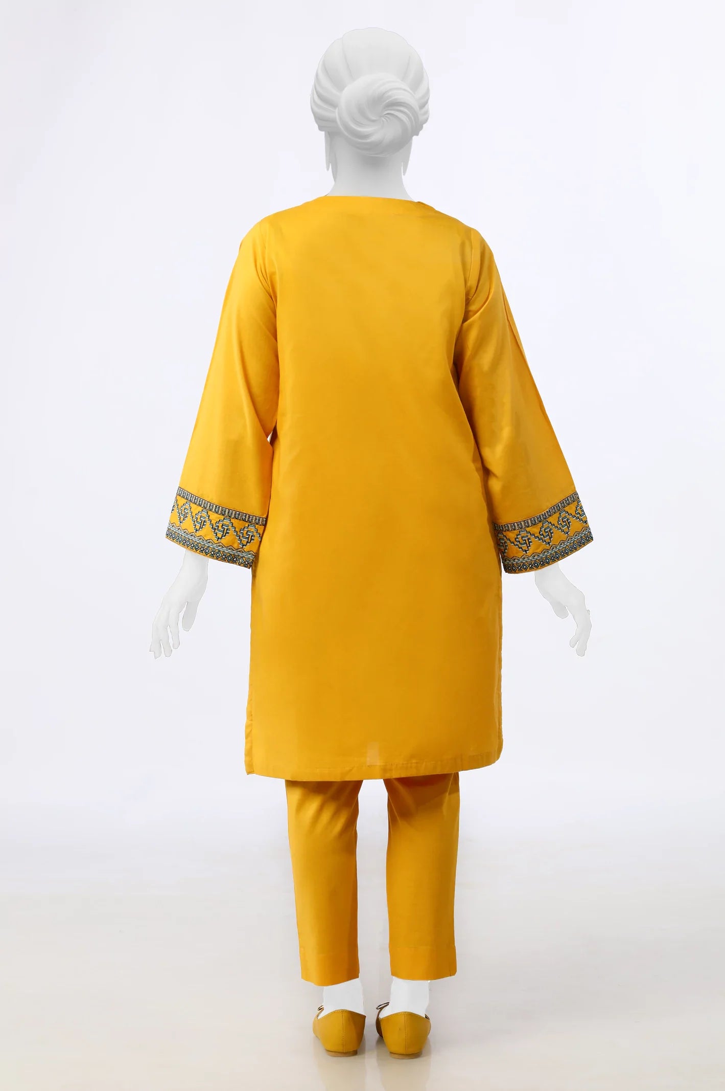 Mustard Embroidered 2PC From Sohaye By Diners