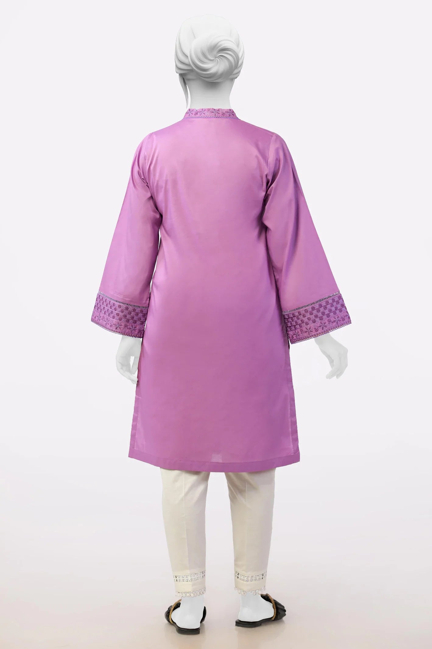 Purple Embroidered Kurti From Sohaye By Diners