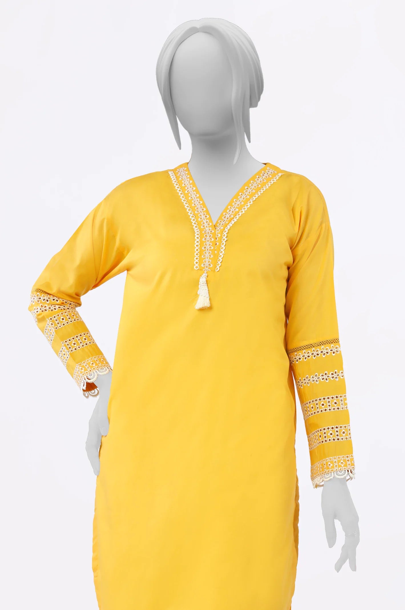 Yellow Stylised Kurti From Sohaye By Diners