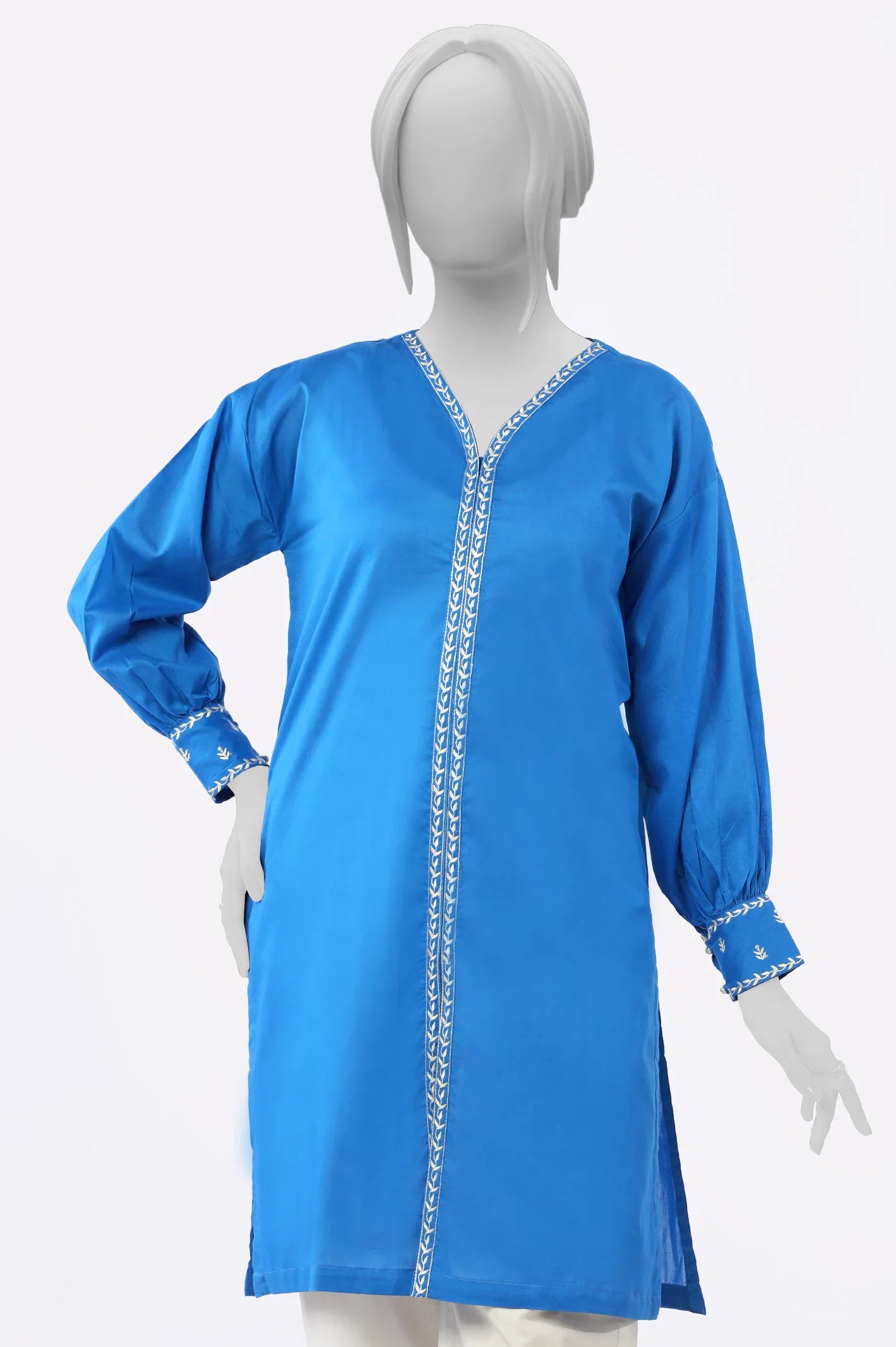 Blue Stylized Kurti From Sohaye By Diners