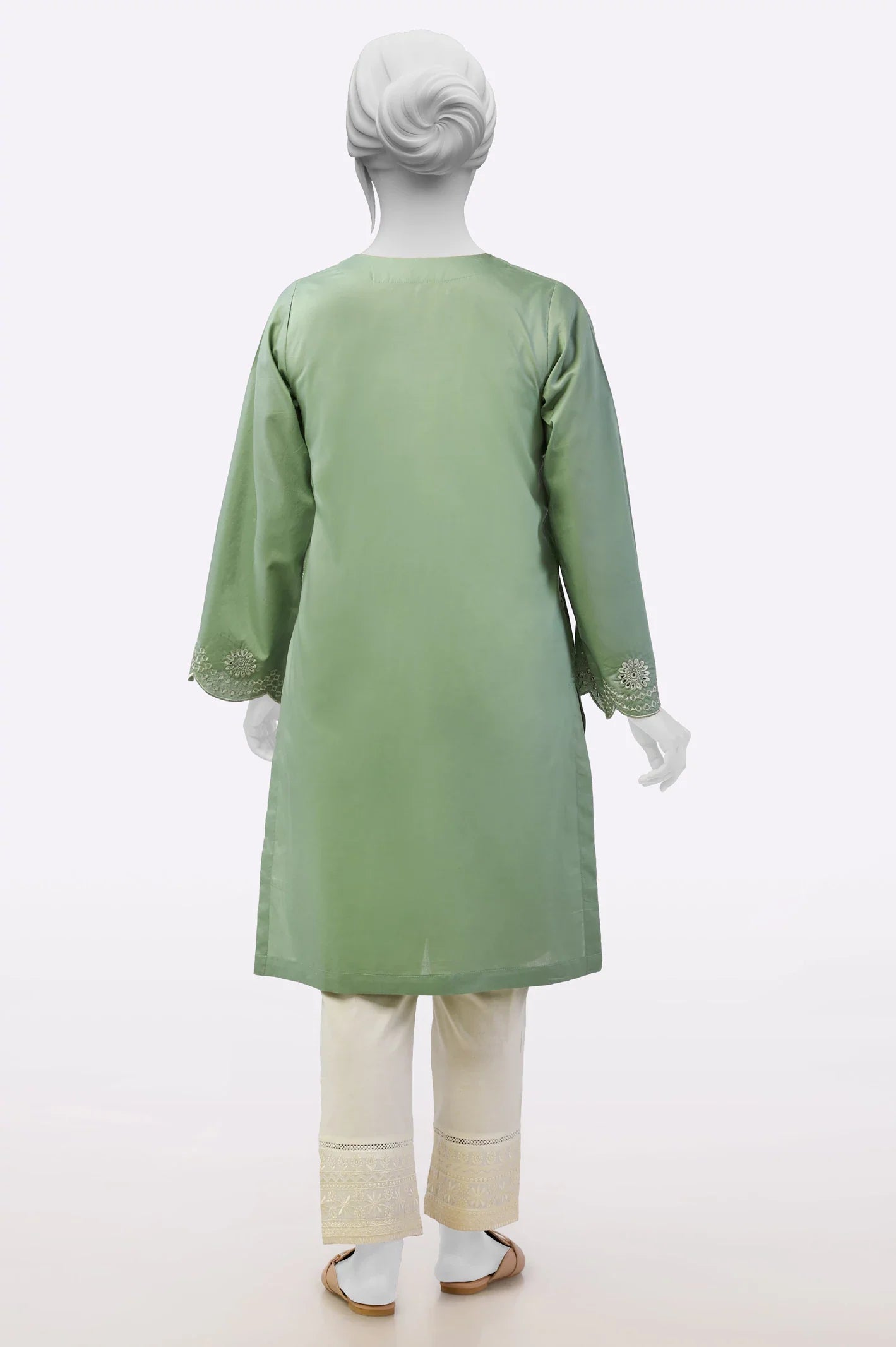 Sage Embroidered Kurti From Sohaye By Diners