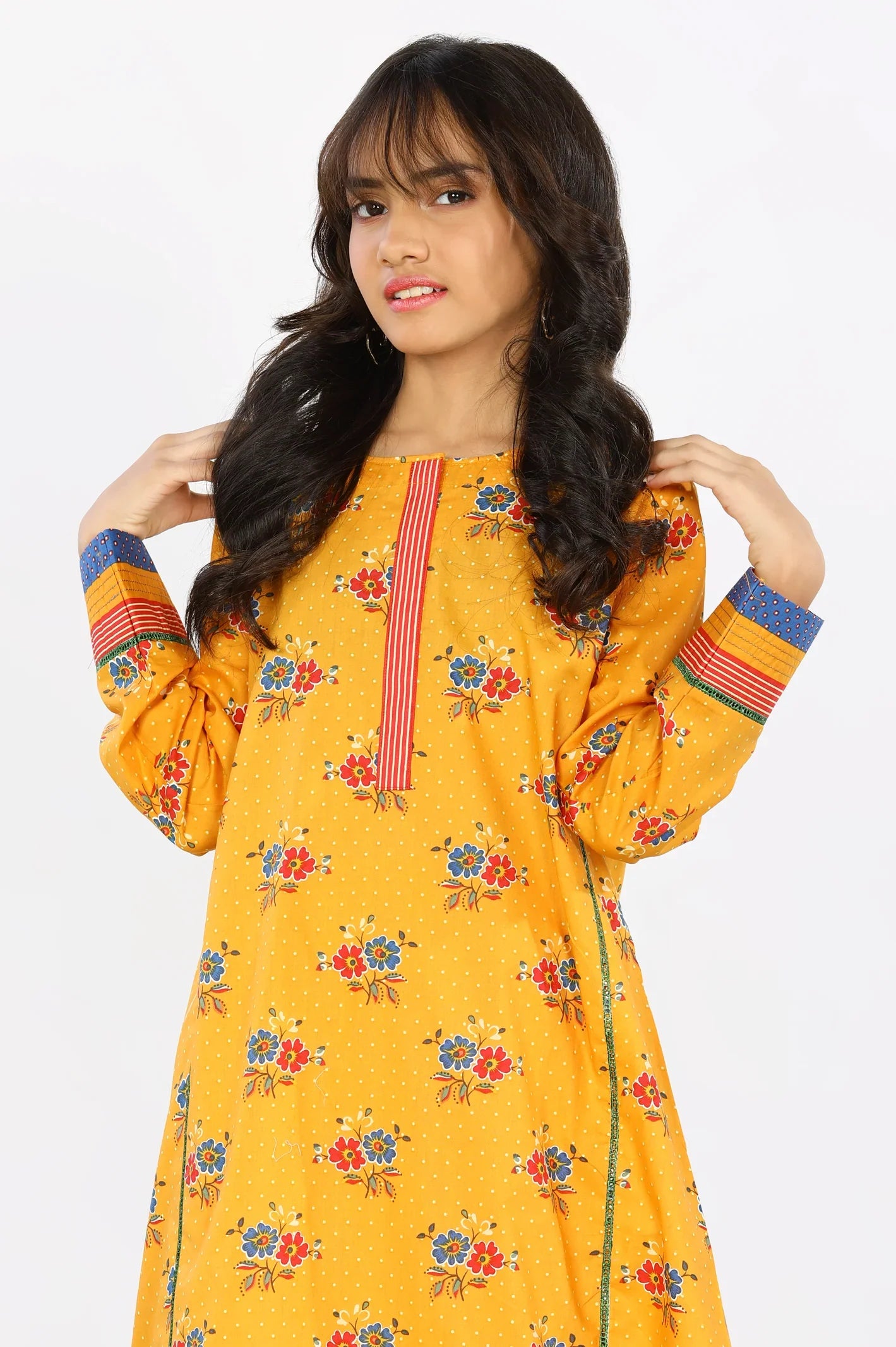 Lawn Mustard Teens 2PC Suit - Diners