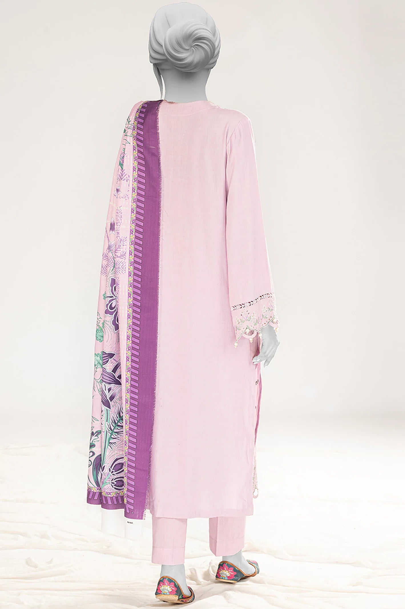 Lilac Embroidered 3PC Unstitched From Sohaye By Diners