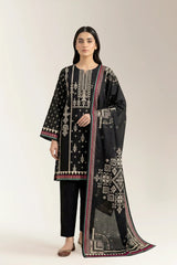 Printed Unstitched 3PC