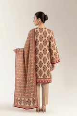 Printed Unstitched 3PC