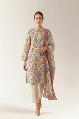 Printed Unstitched 3PC