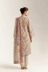 Printed Unstitched 3PC