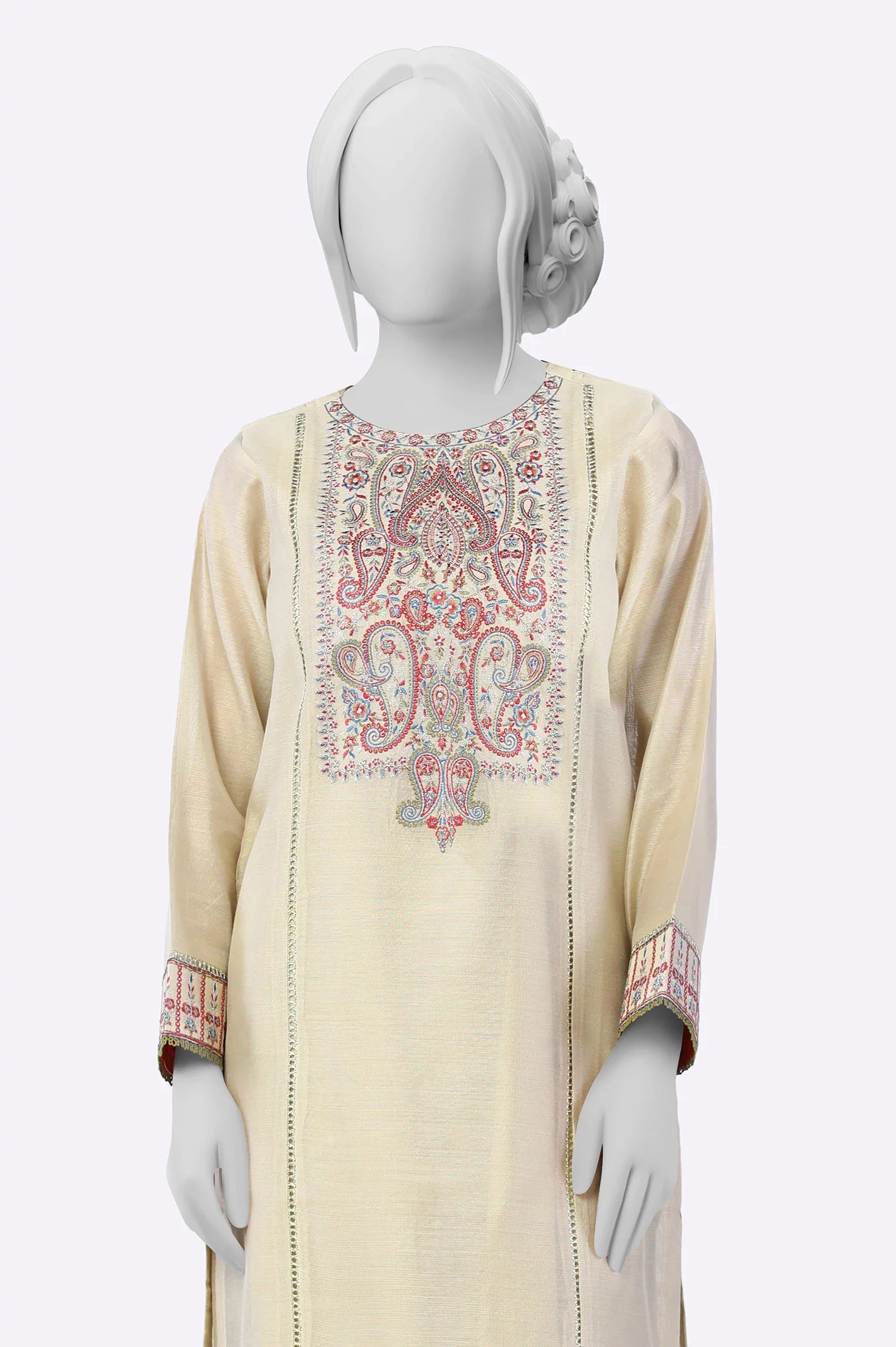 Cream Embroidered 2PC From Sohaye By Diners