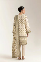 Printed Unstitched 3PC