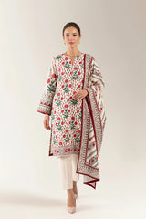Printed Unstitched 3PC