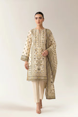 Printed Unstitched 3PC