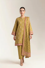 Printed Unstitched 3PC