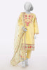 Yellow Embroidered 3PC From Sohaye By Diners