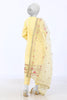 Yellow Embroidered 3PC From Sohaye By Diners