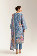 Printed Unstitched 3PC