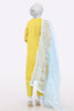 Yellow Embroidered 3PC From Sohaye By Diners