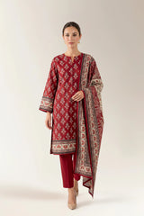 Printed Unstitched 3PC
