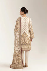 Printed Unstitched 3PC