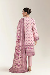Printed Unstitched 3PC