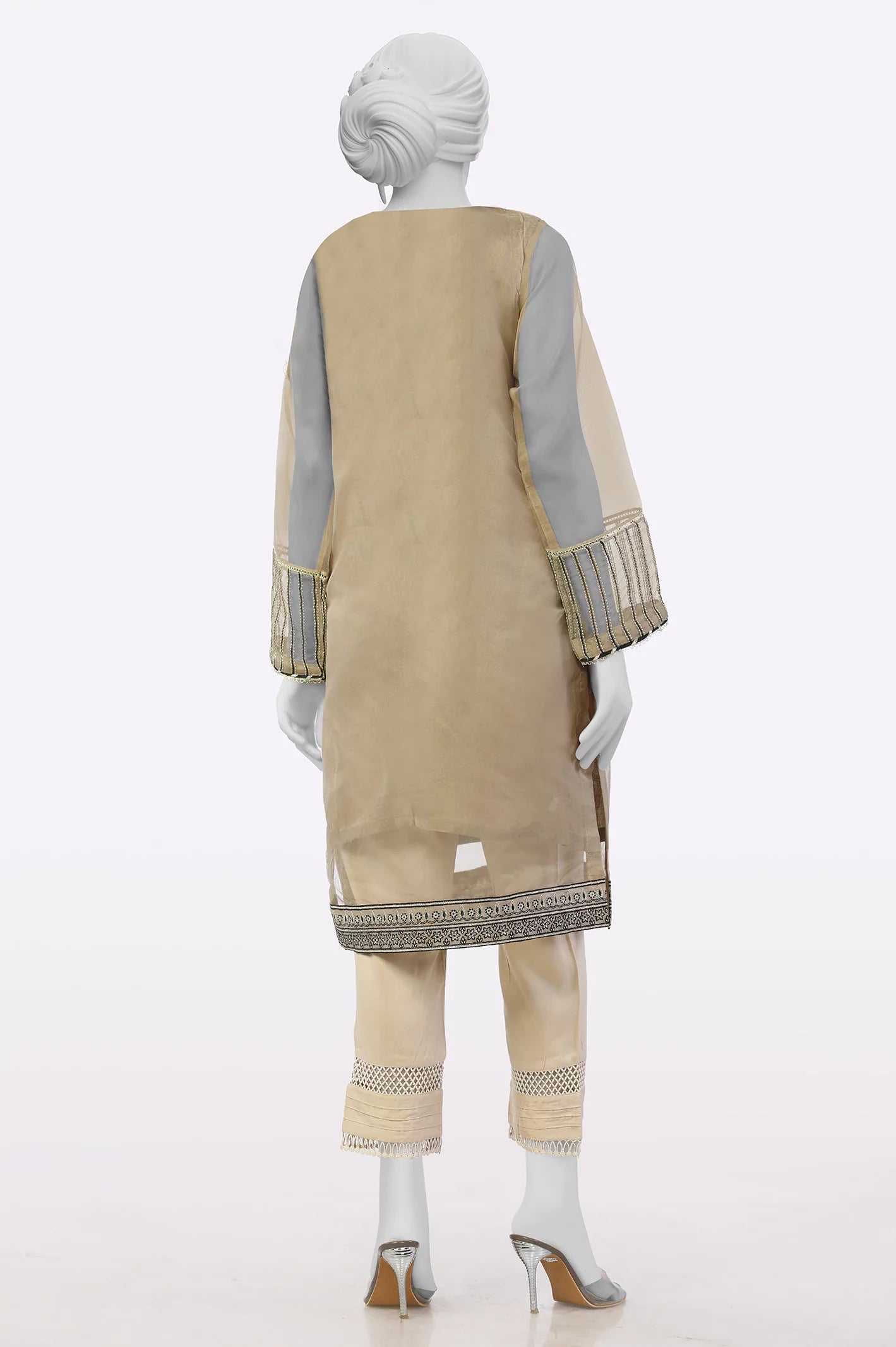 Brown Embroidered Kurti From Sohaye By Diners