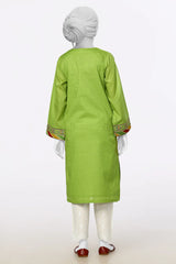 Green Embroidered Kurti