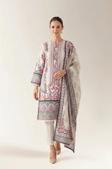 Printed Unstitched 3PC
