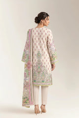 Printed Unstitched 3PC