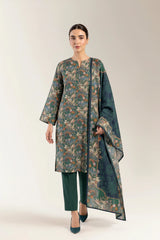 Printed Unstitched 3PC